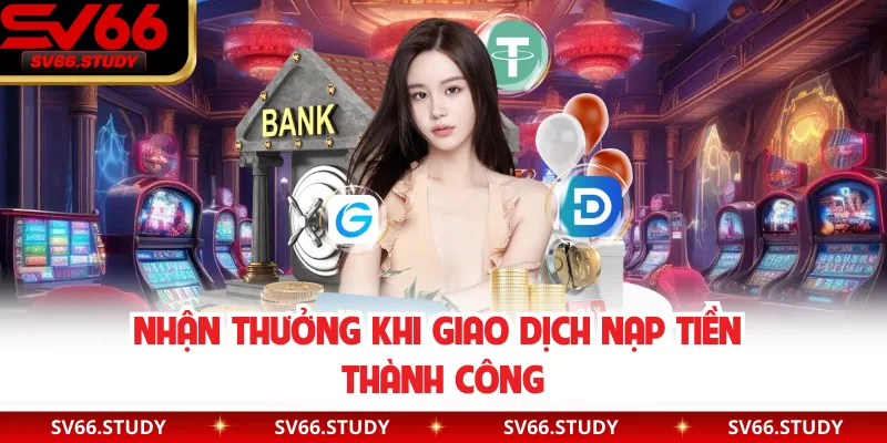 Nhận thưởng khi giao dịch nạp tiền thành công